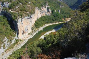 Les gorges de l'Ardèche